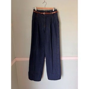 Vintage 70s MOODY’S GOOSE Blue Jeans Denim Bell Bottoms Junior‎  Pants 15/16